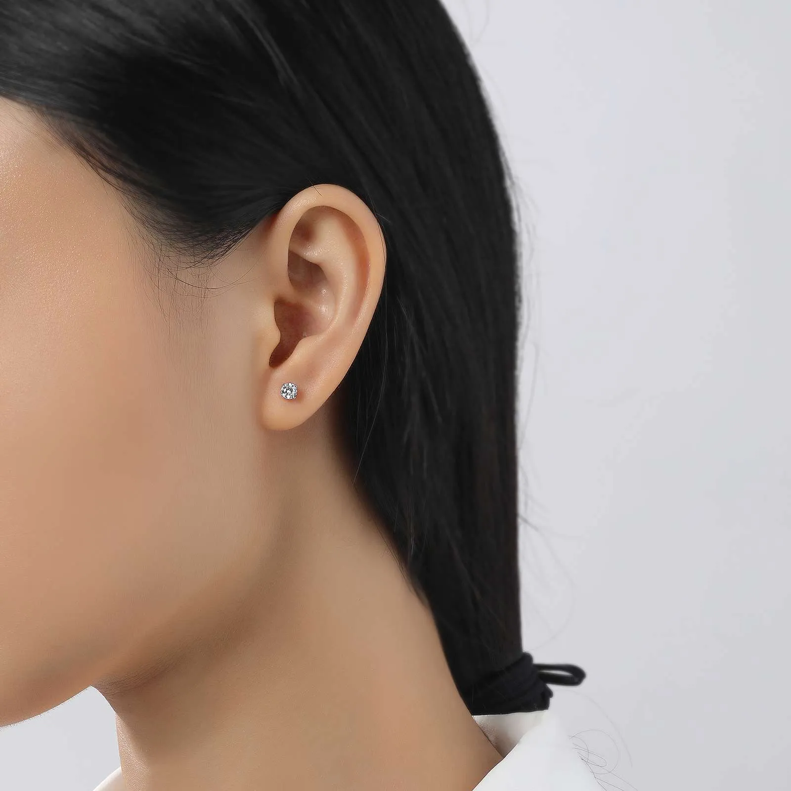 0.5 CTW 4 Prong Stud Earrings