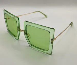 BAILEY | Transparent Green | Green Lens