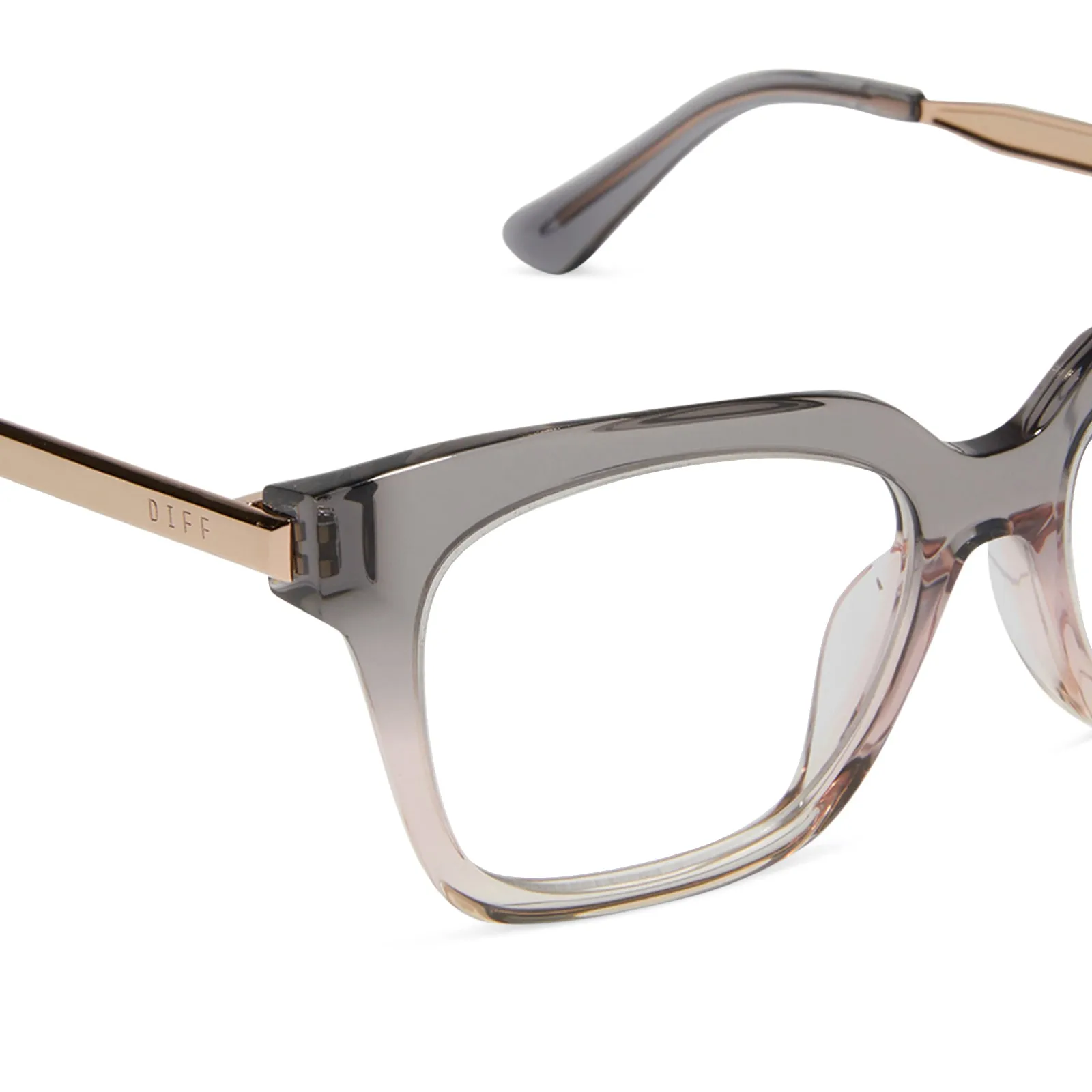 BELLA XS - SMOKE ROSE CRYSTAL OMBRE   PRESCRIPTION GLASSES