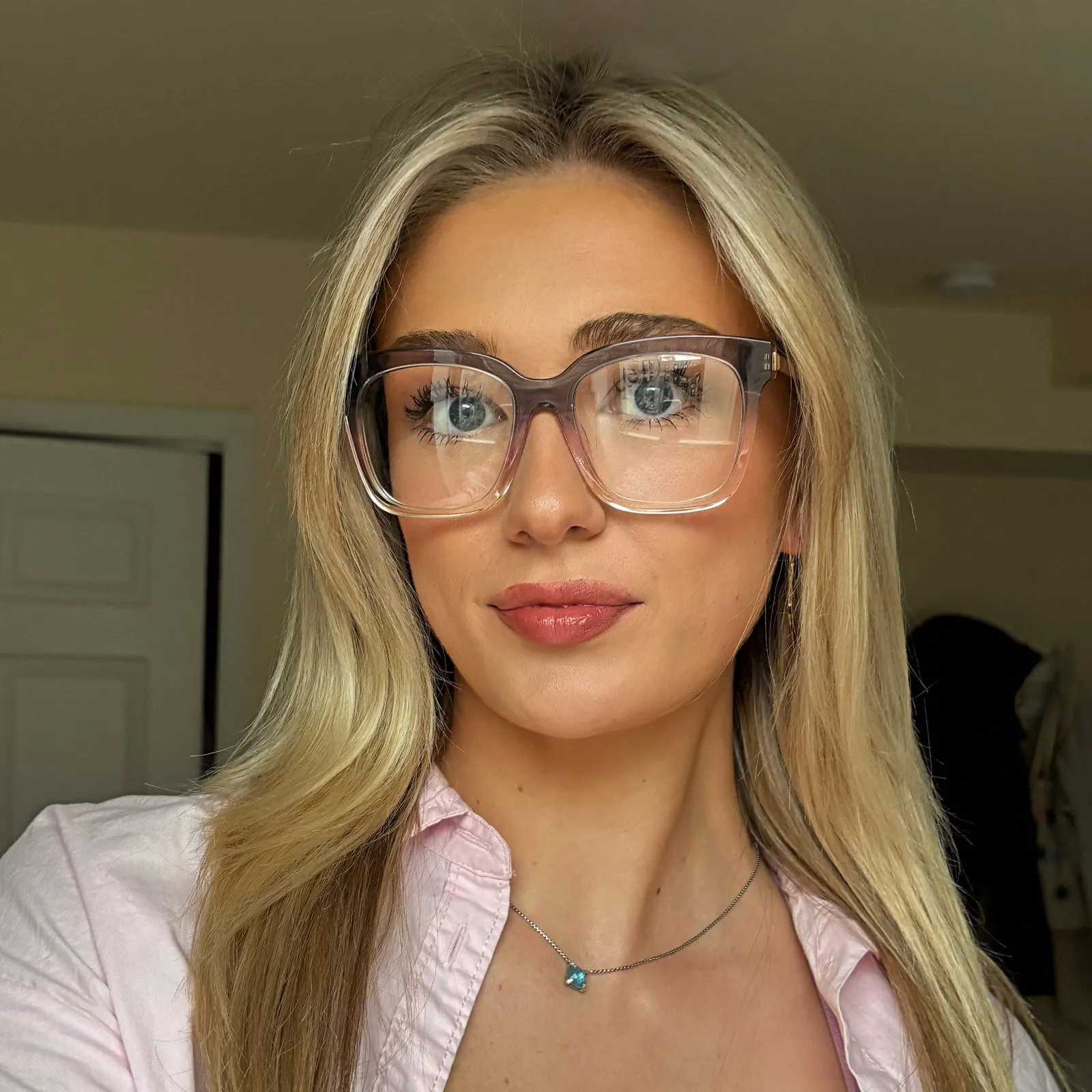 BELLA XS - SMOKE ROSE CRYSTAL OMBRE   PRESCRIPTION GLASSES