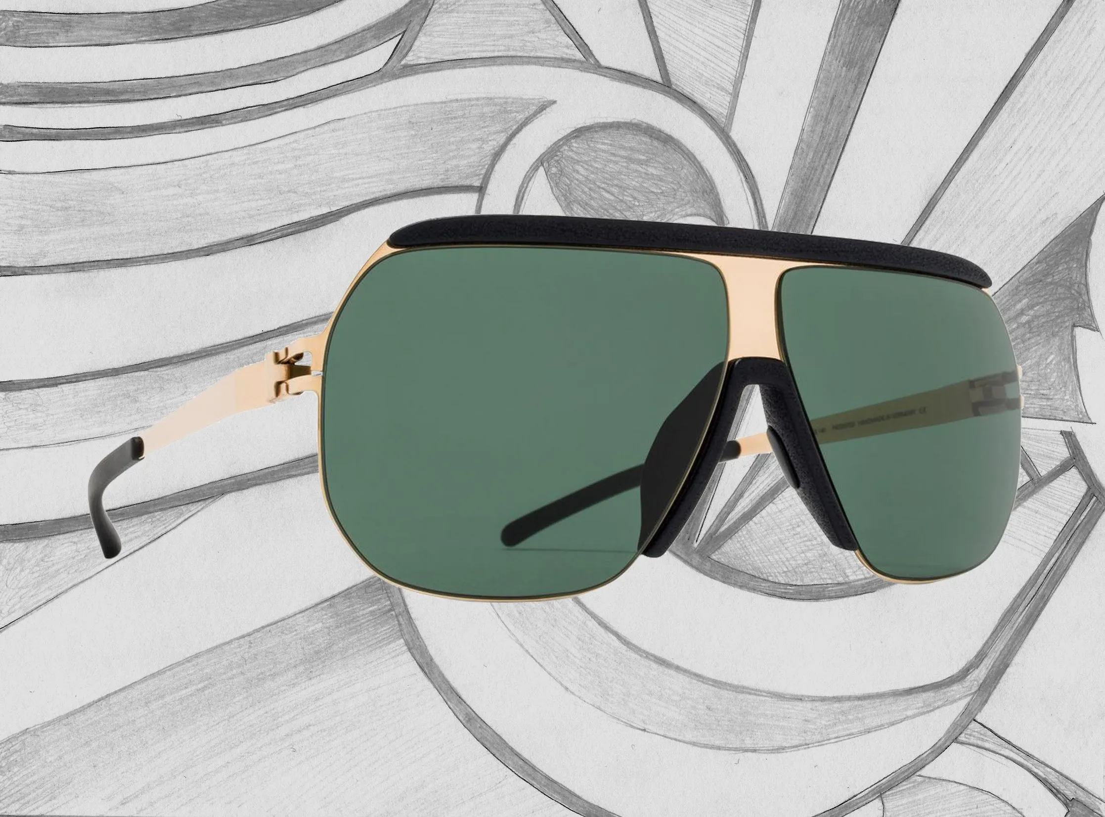 Bernhard Willhelm x Mykita - Wolfi Sunglasses