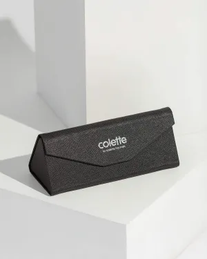Black Fold Out Sunglasses Case