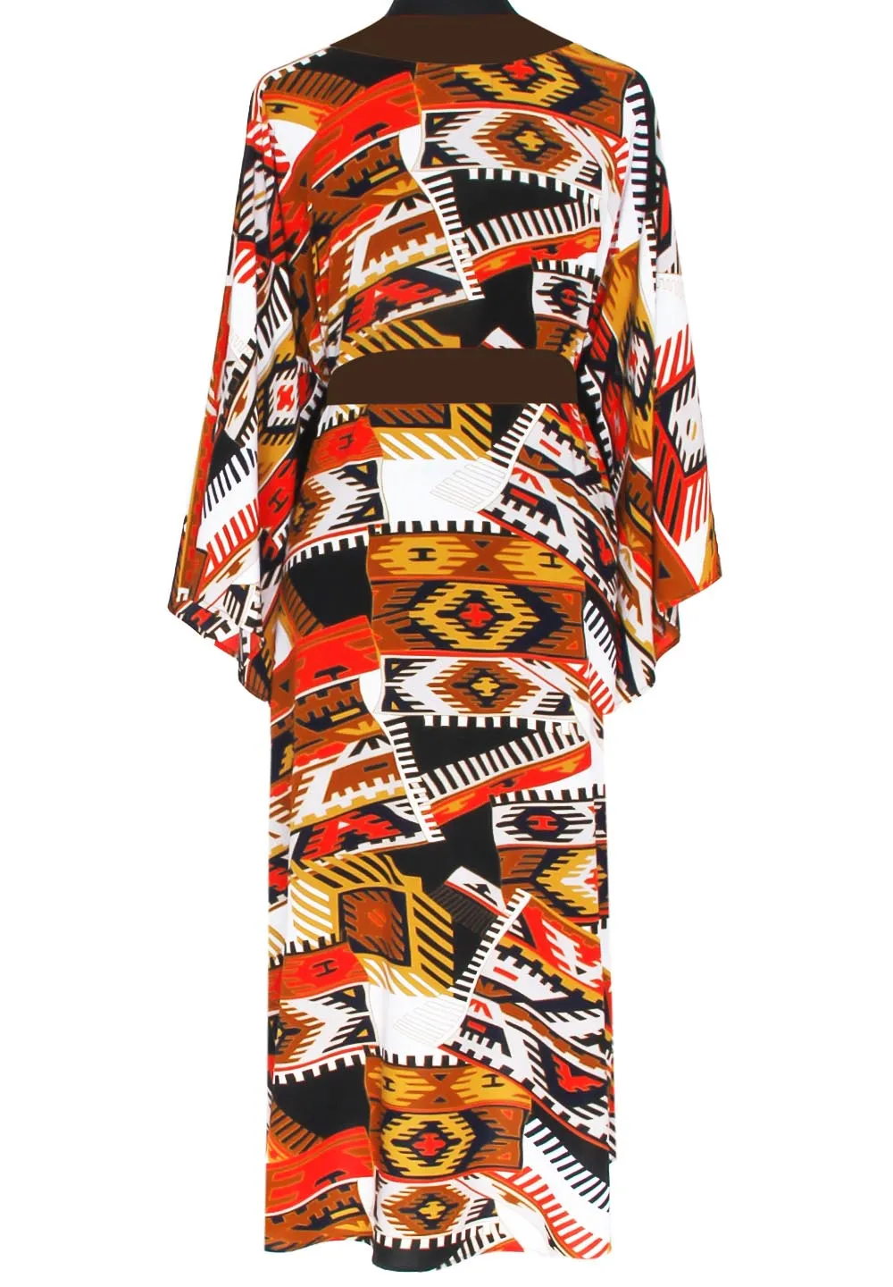 Boho - Guarani Kimono (Dark Brown)