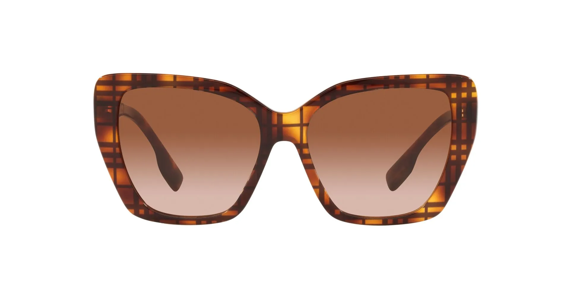 Burberry Women's 55mm Top Checker Havana Sunglasses BE4366-398213-55
