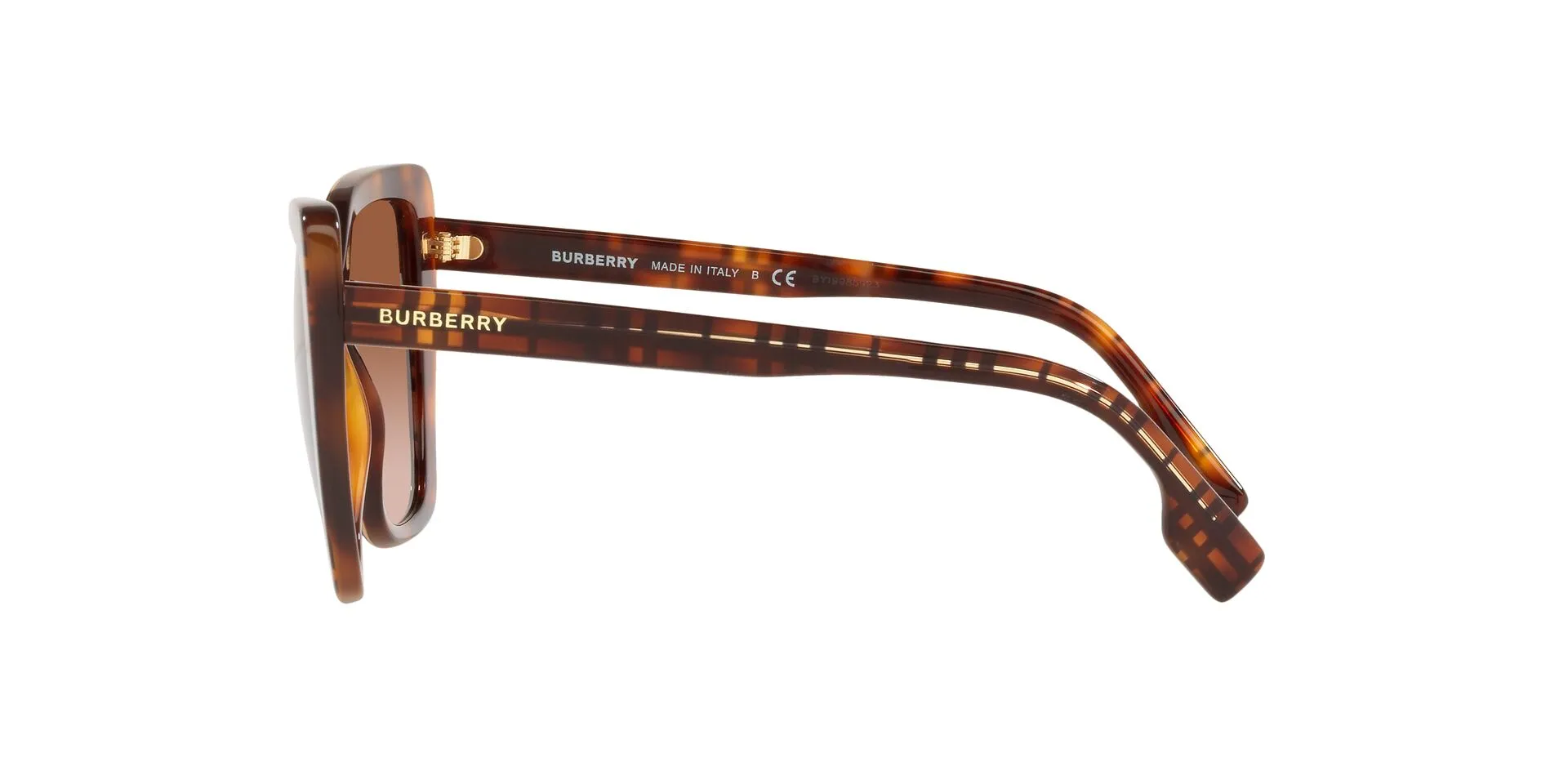 Burberry Women's 55mm Top Checker Havana Sunglasses BE4366-398213-55