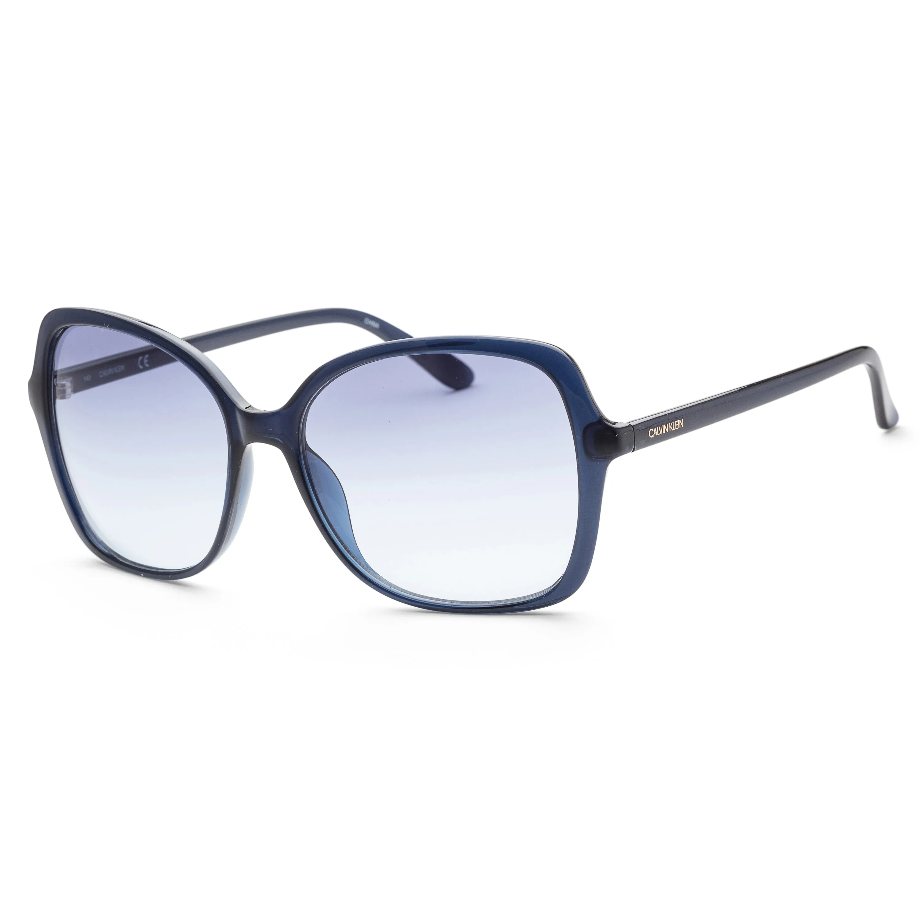 Calvin Klein Women's Fashion 57mm Milky Navy Sunglasses