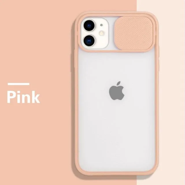 Camera Lens Protection Phone Case For iPhone