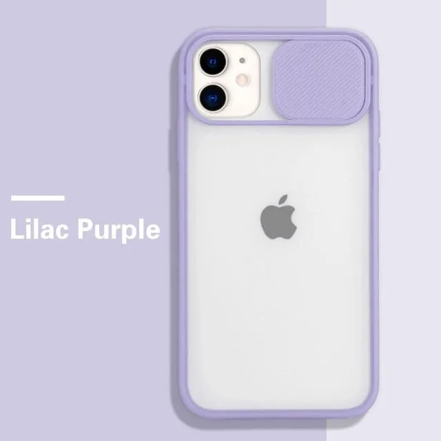 Camera Lens Protection Phone Case For iPhone