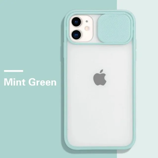 Camera Lens Protection Phone Case For iPhone