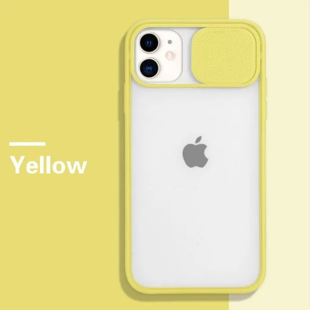 Camera Lens Protection Phone Case For iPhone