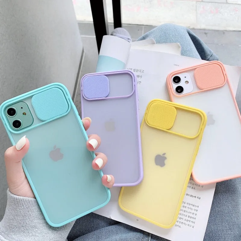 Camera Lens Protection Phone Case For iPhone