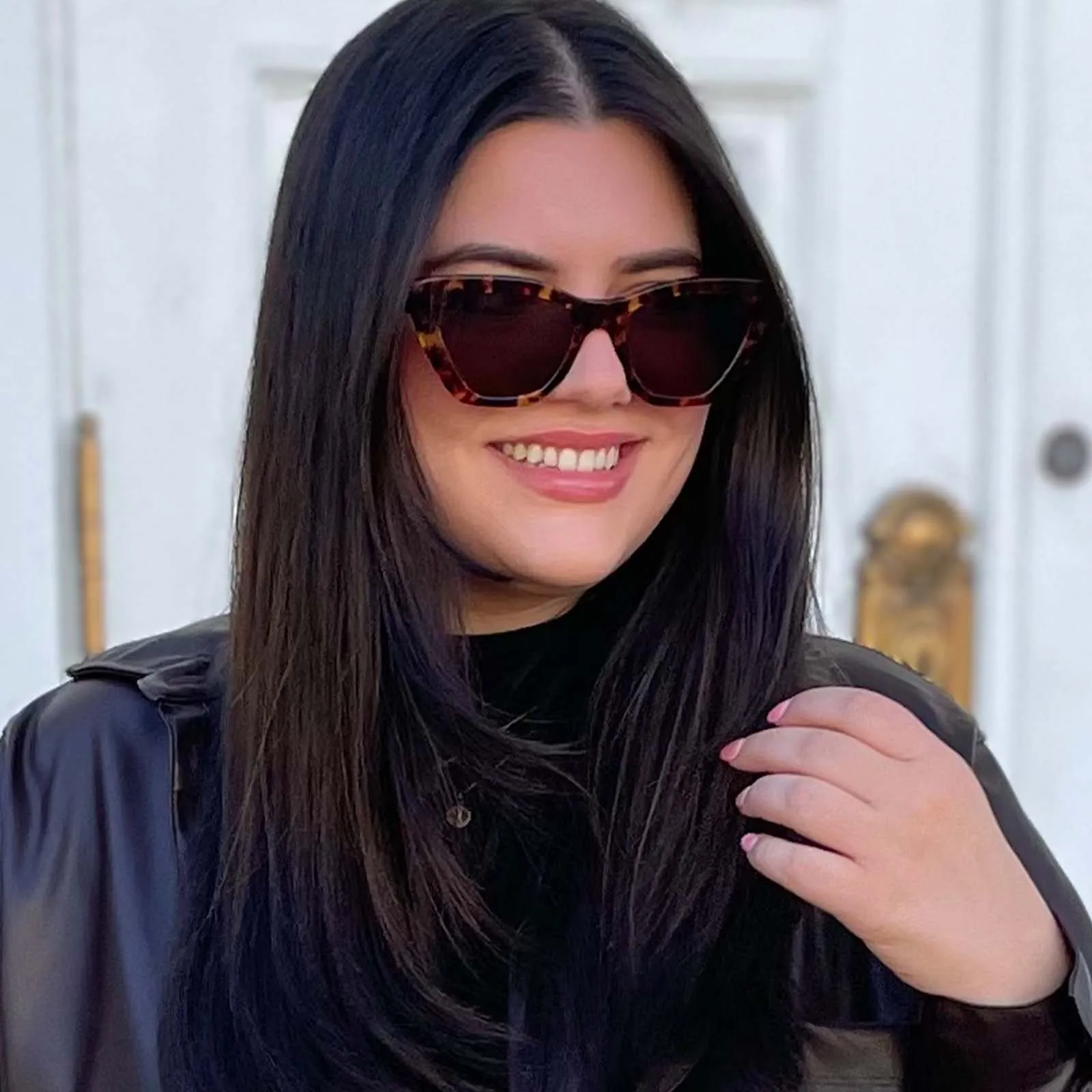 CAMILA - AMBER TORTOISE   BROWN POLARIZED SUNGLASSES