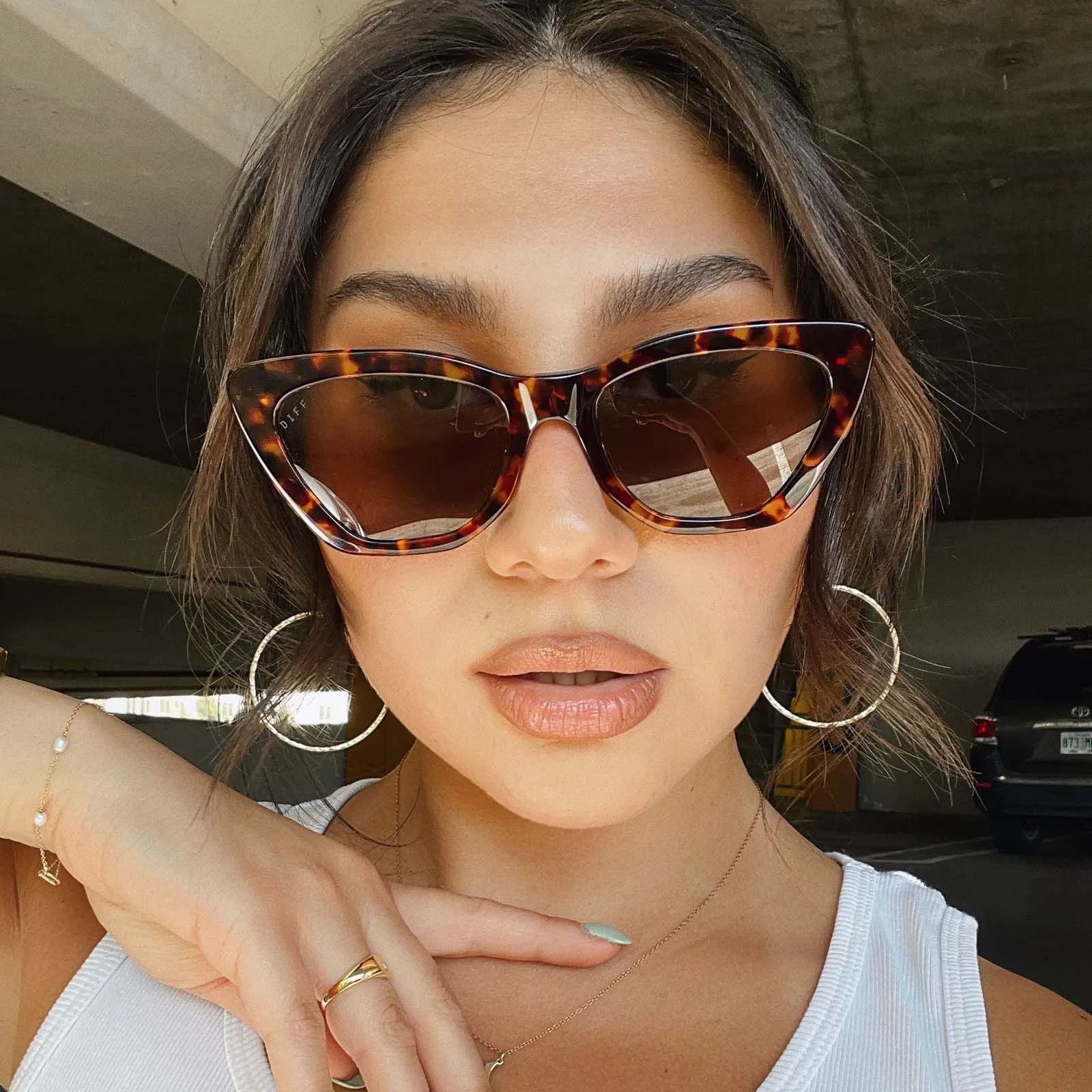 CAMILA - AMBER TORTOISE   BROWN POLARIZED SUNGLASSES