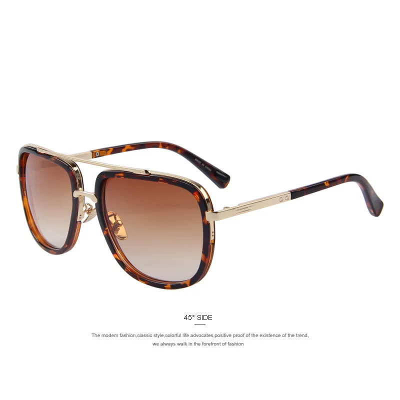 Classic Designer Metal Square Sunglass