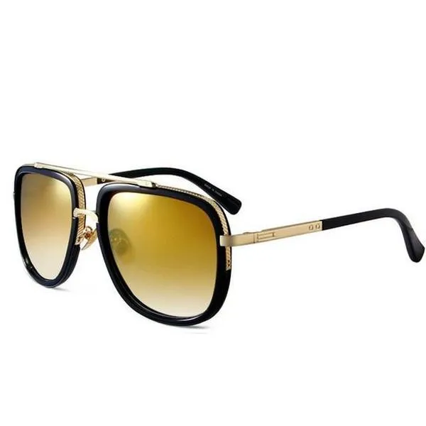Classic Designer Metal Square Sunglass