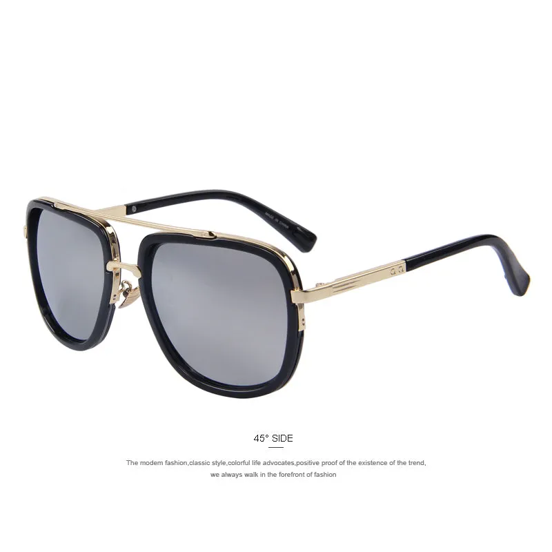 Classic Designer Metal Square Sunglass