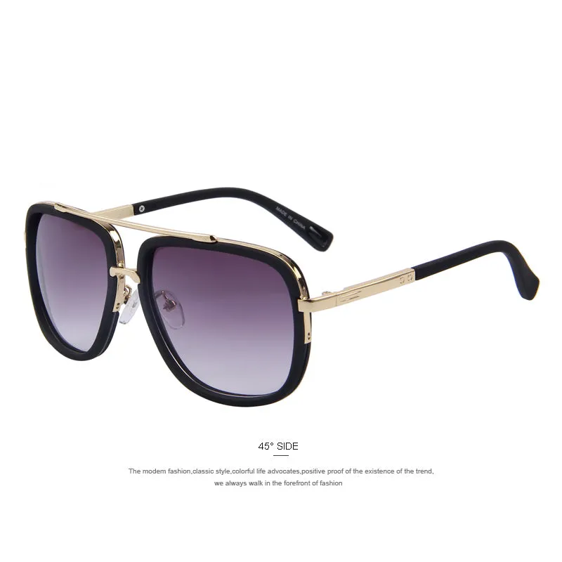 Classic Designer Metal Square Sunglass
