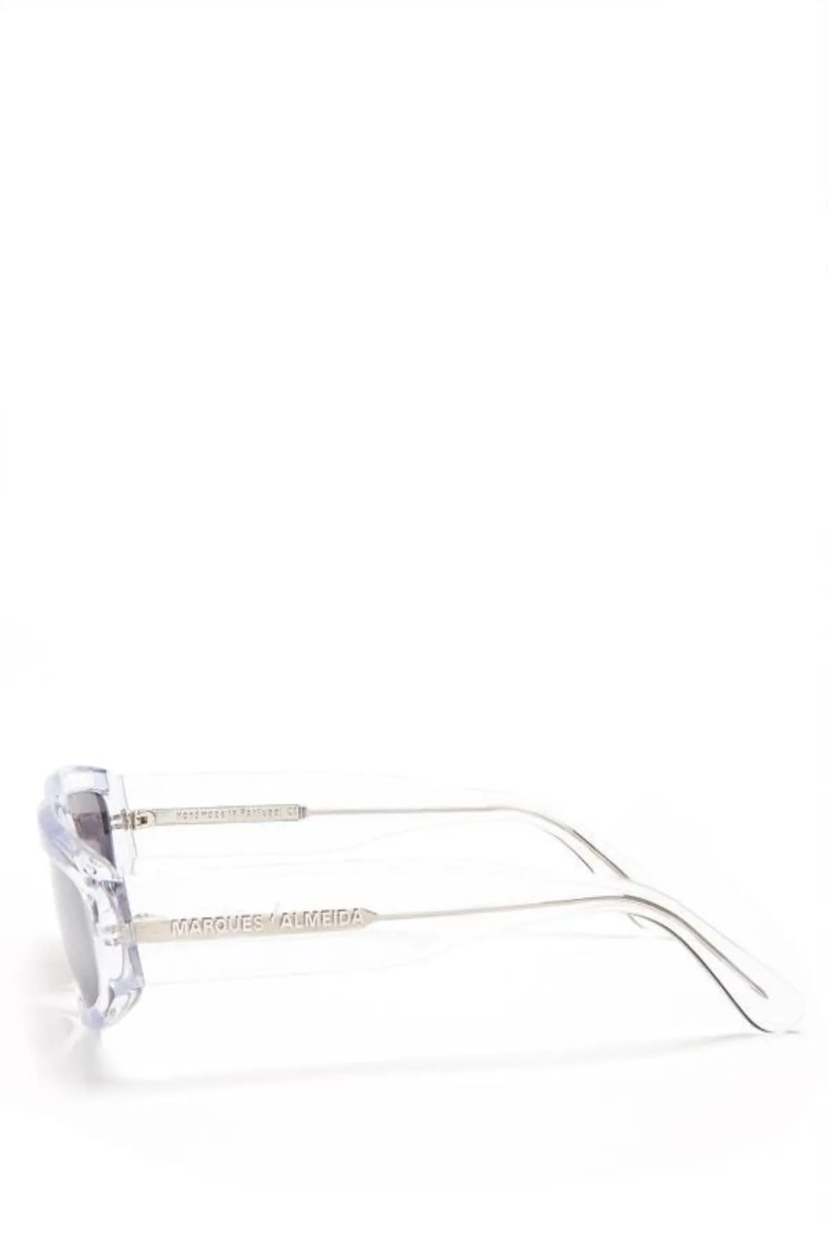 CLEAR ANGULAR FRAME SUNGLASSES