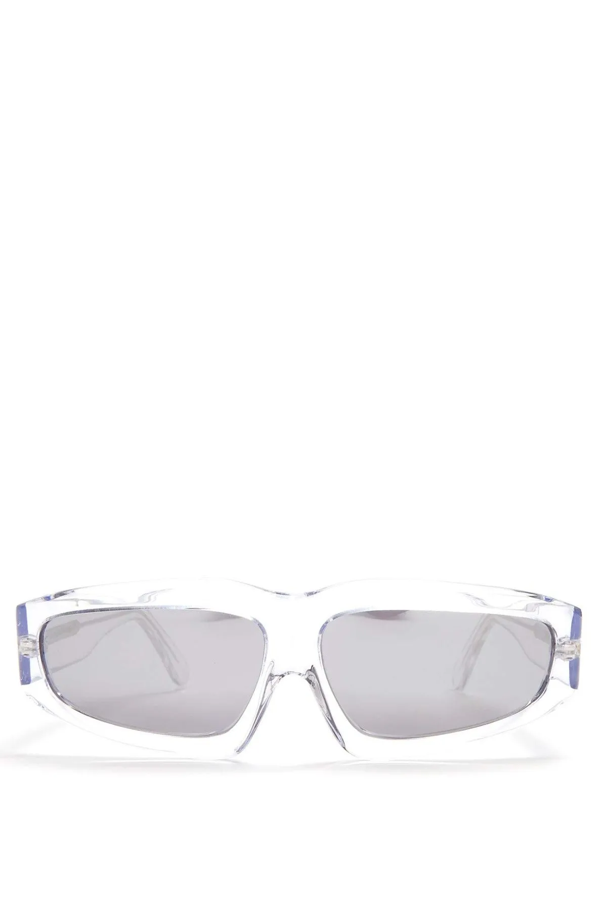 CLEAR ANGULAR FRAME SUNGLASSES