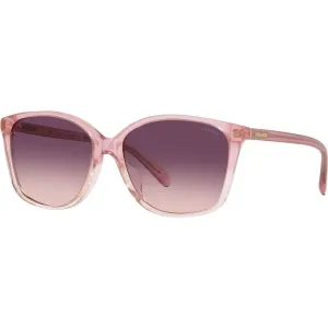 Coach Women's 57mm Transparent Pink Gradient Sunglasses HC8361U-57387W-57