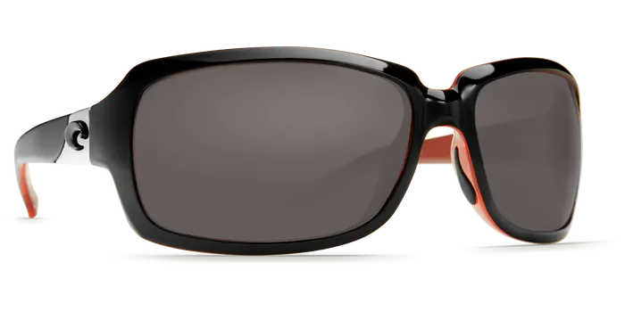 Costa Del Mar Isabela Sunglasses - Black Coral/Gray 580P