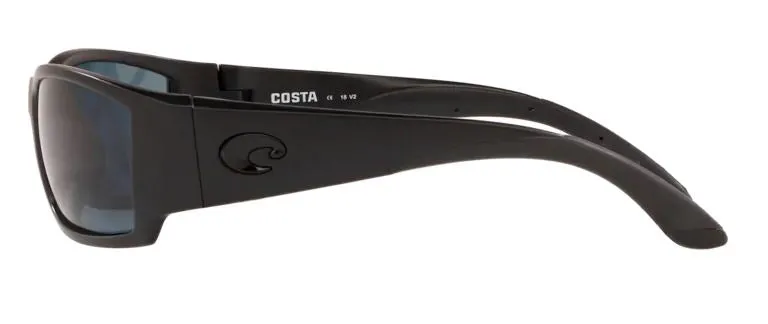 Costa Del Mar Mens Corbina Blackout Frame - Gray 580 Plastic Lens - Polarized Sunglasses