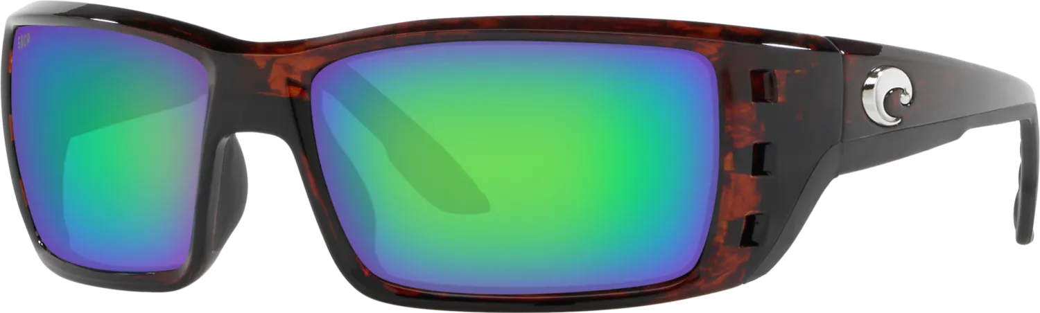 Costa Del Mar Permit Sunglasses - Tortoise / Green Mirror 580P