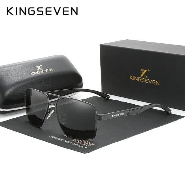 Design Brand Aluminum Polarized Lens Men's Sunglasses
