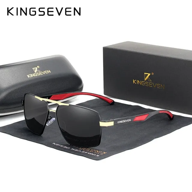 Design Brand Aluminum Polarized Lens Men's Sunglasses