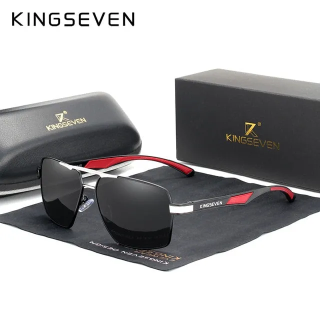 Design Brand Aluminum Polarized Lens Men's Sunglasses