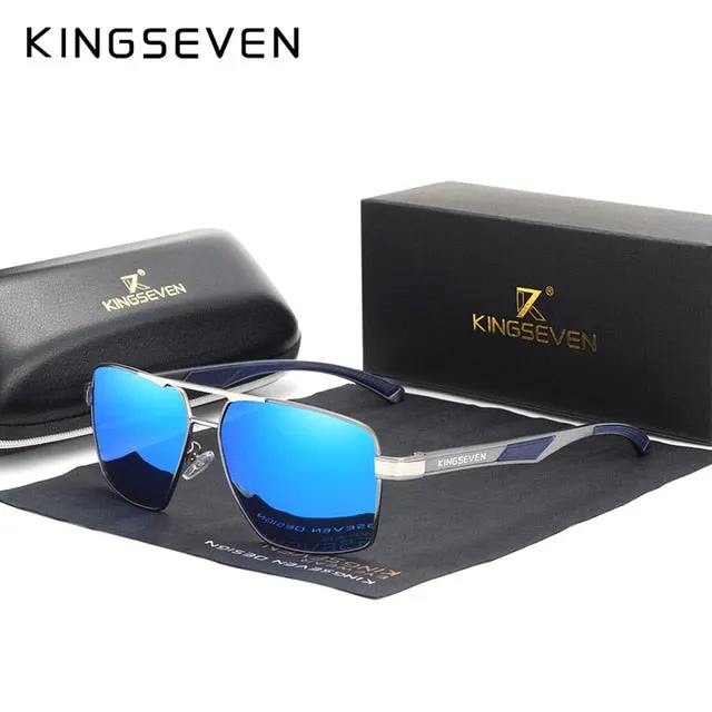 Design Brand Aluminum Polarized Lens Men's Sunglasses
