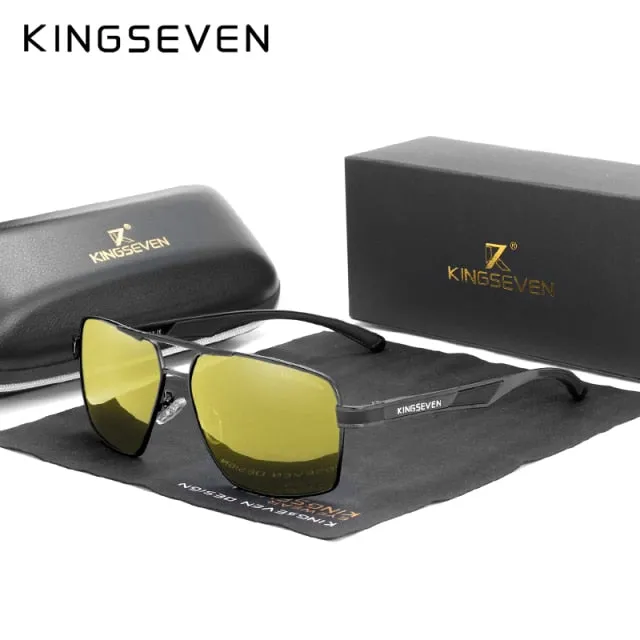 Design Brand Aluminum Polarized Lens Men's Sunglasses