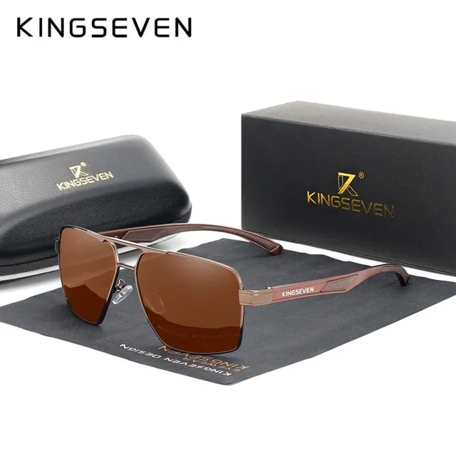 Design Brand Aluminum Polarized Lens Men's Sunglasses