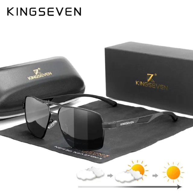 Design Brand Aluminum Polarized Lens Men's Sunglasses