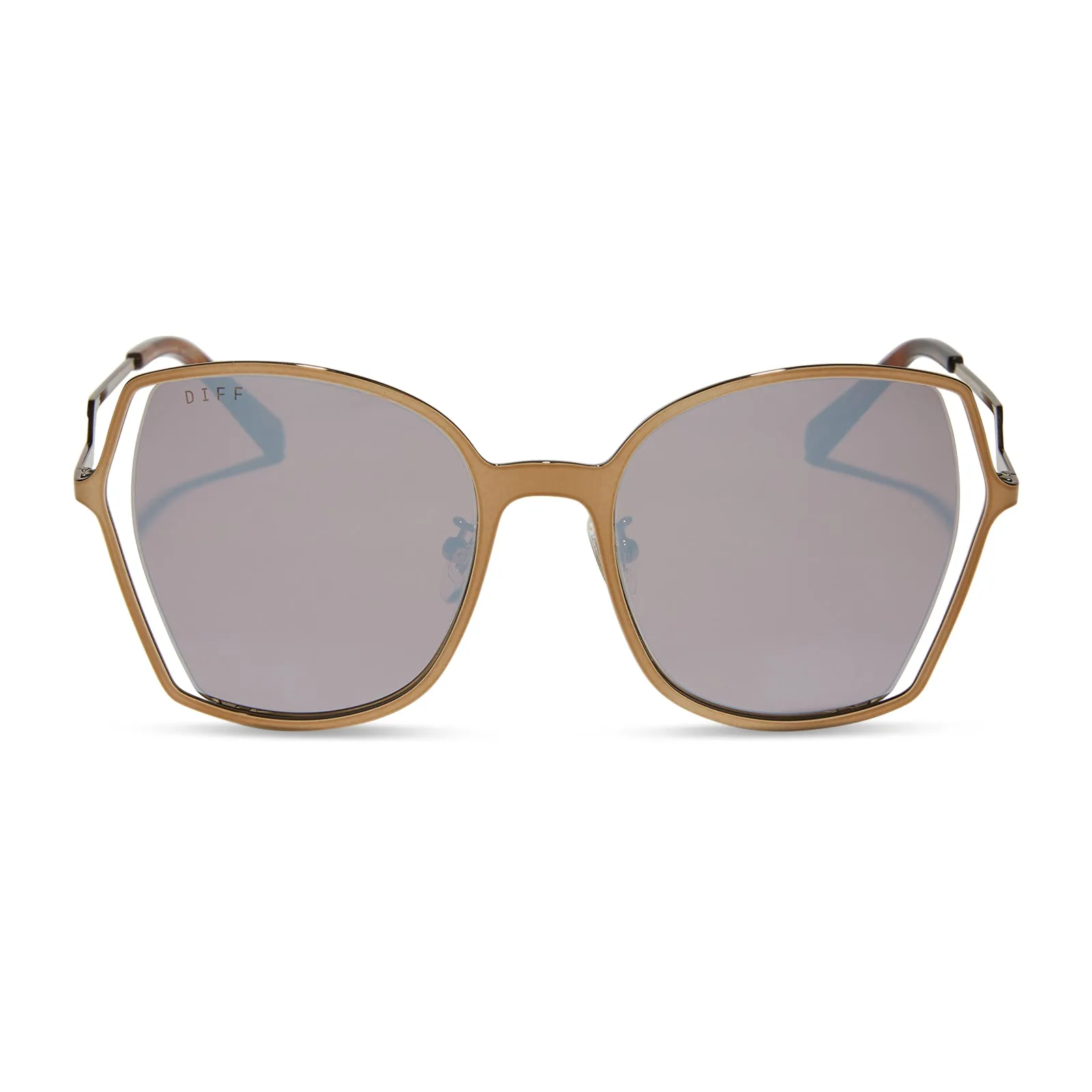 DONNA III - COPPER METAL   BROWN GOLD FLASH SUNGLASSES