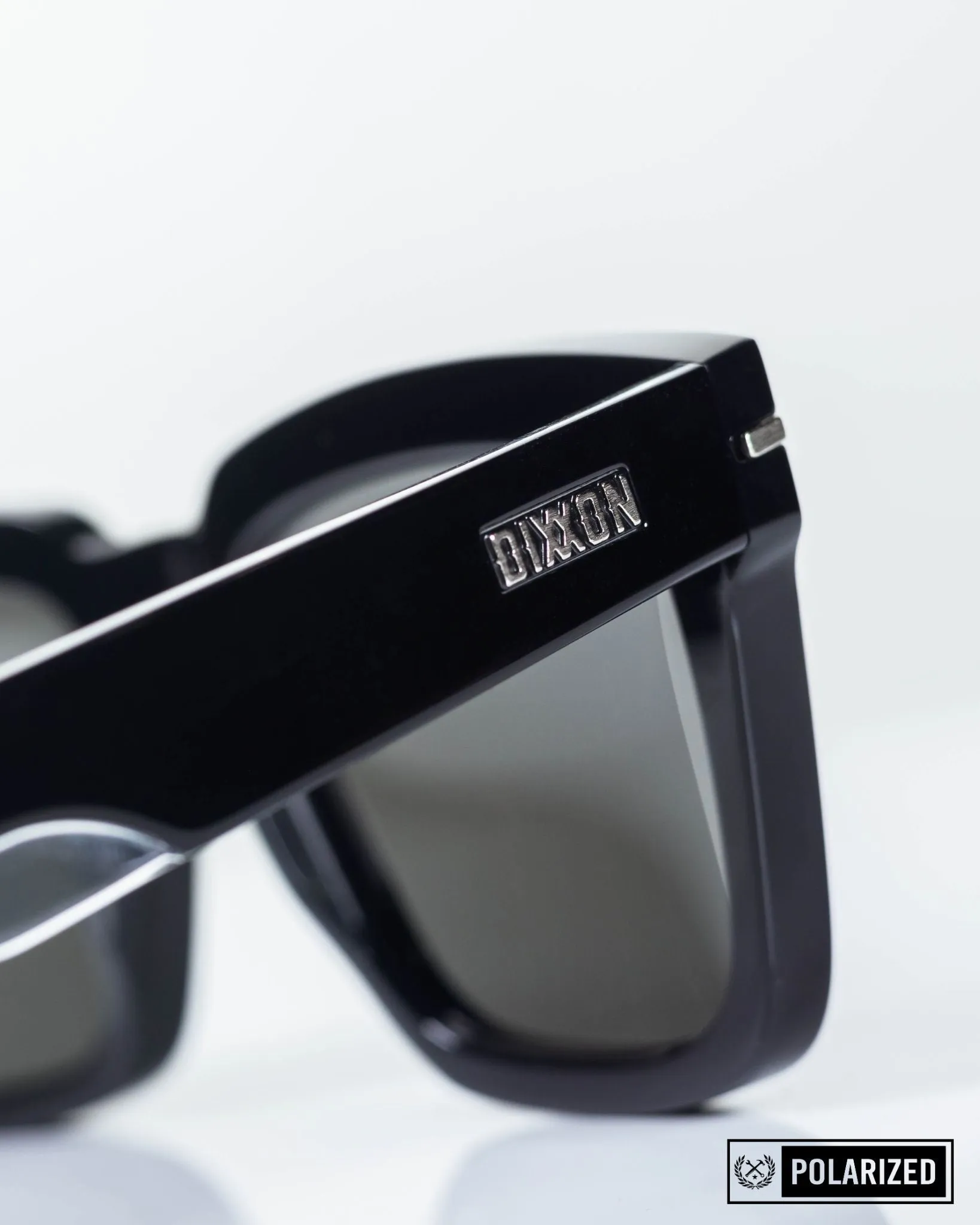 Eldo Sunglasses - Polished Black & Gray Polarized