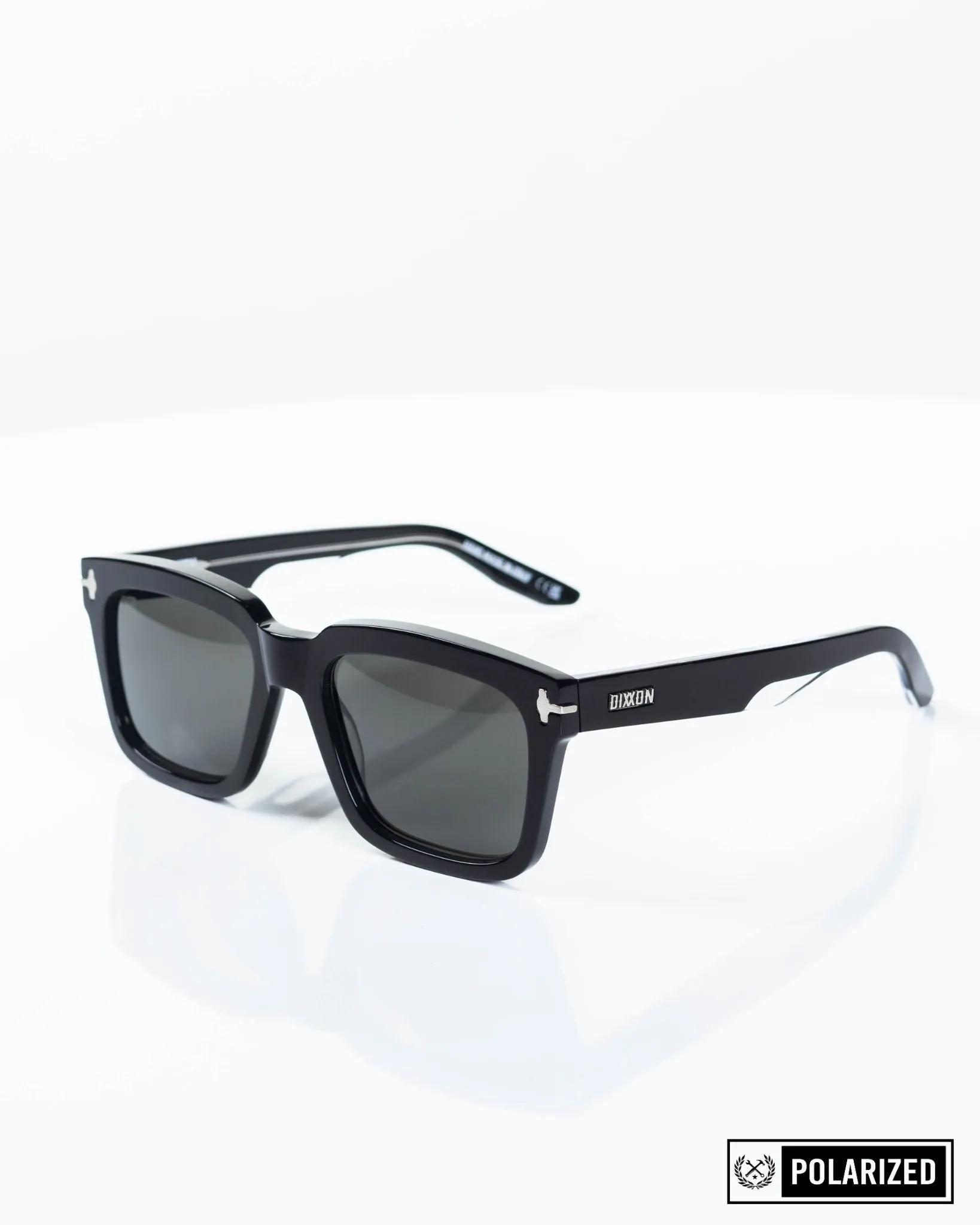 Eldo Sunglasses - Polished Black & Gray Polarized
