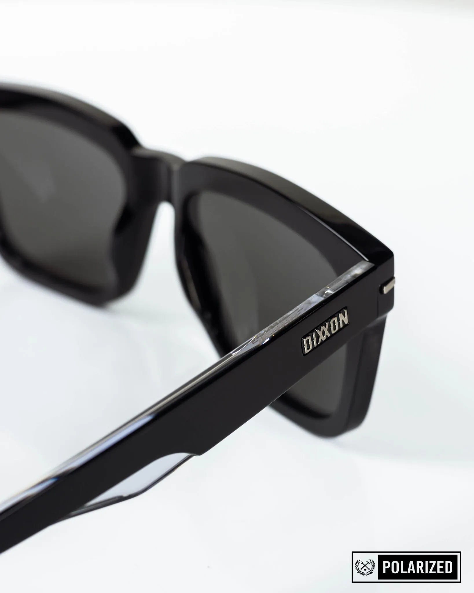 Eldo Sunglasses - Polished Black & Gray Polarized