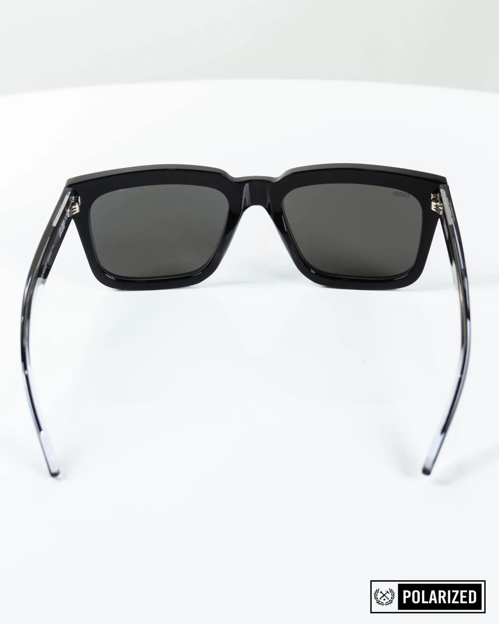 Eldo Sunglasses - Polished Black & Gray Polarized