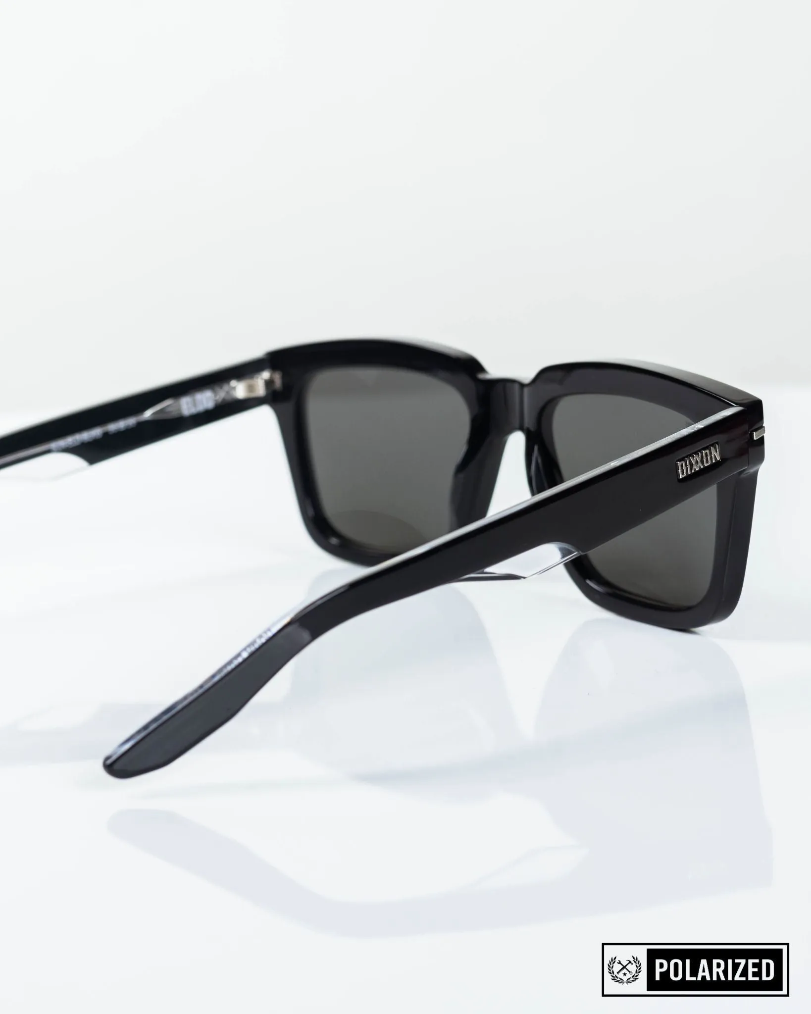 Eldo Sunglasses - Polished Black & Gray Polarized