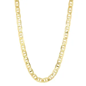 GENTS YELLOW GOLD MARINER CHAIN, 4.4MM