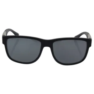 Giorgio Armani Ar 8057 5042/6g - Matte Black/grey Silver By Giorgio Armani For Men - 57-16-140 Mm Sunglasses  57-16-140