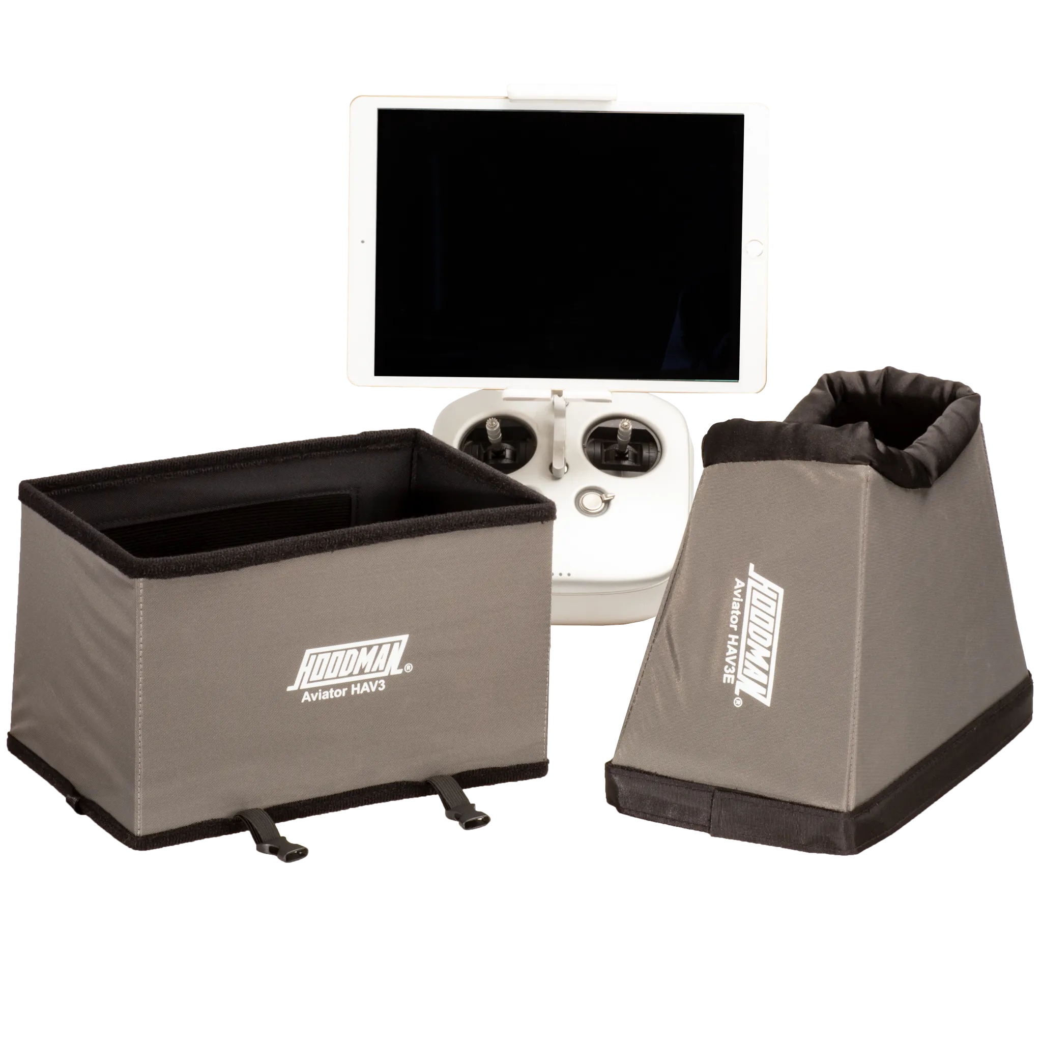 Hoodman drone aviator hood sunshade kits for iPad tablets