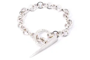 Italy Pianegonda Lovesick 9mm Anchor Link 925 Sterling Silver 8" Bracelet