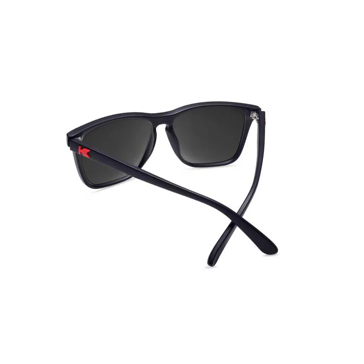 Knockaround Fast Lanes Sunglasses - Black / Red Sunset