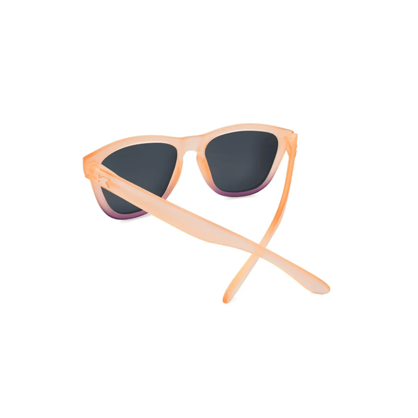 Knockaround Premiums Sunglasses - Frosted Rose Quartz Face / Rose