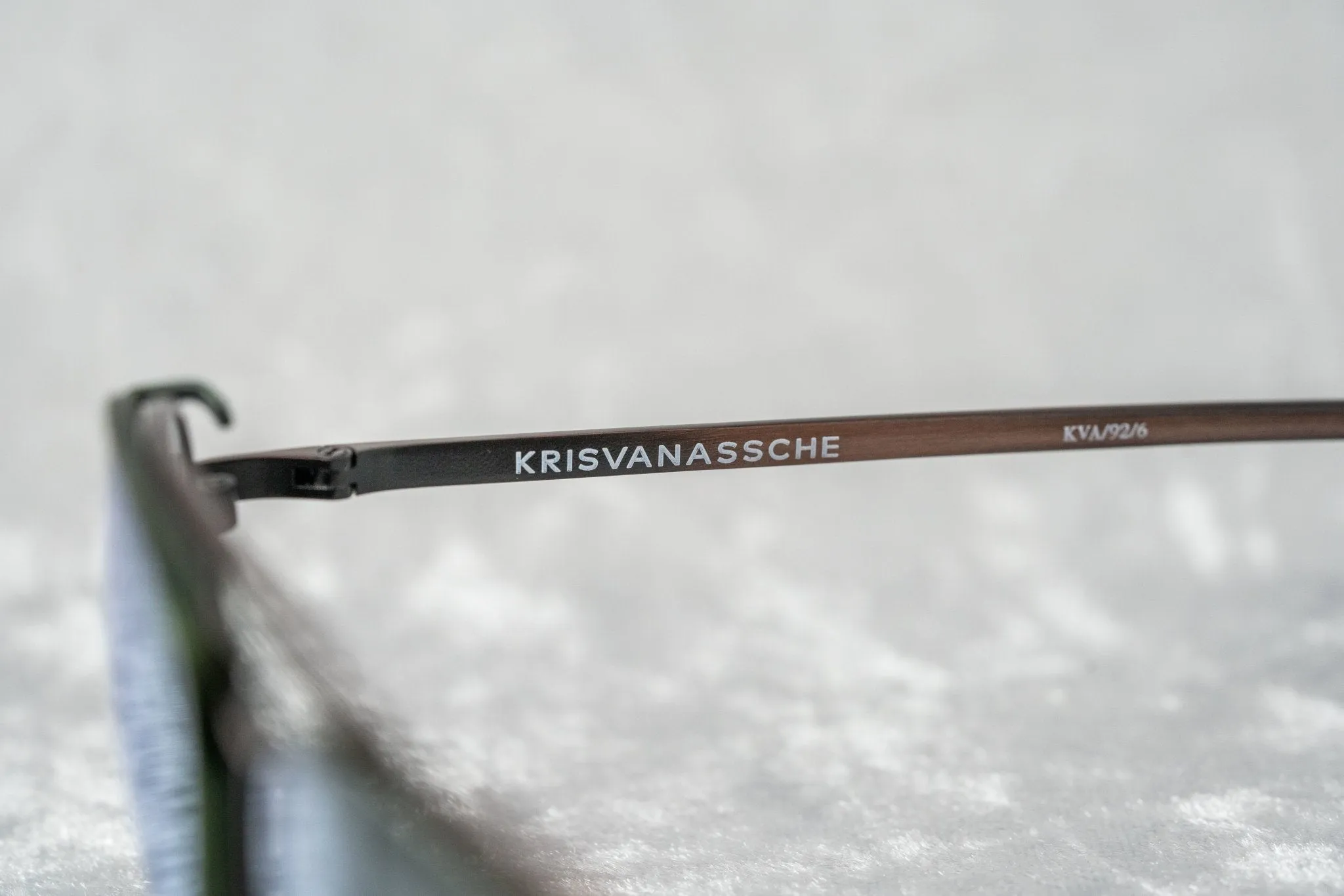 Kris Van Assche Sunglasses Rectangular Matte Bronze and Green