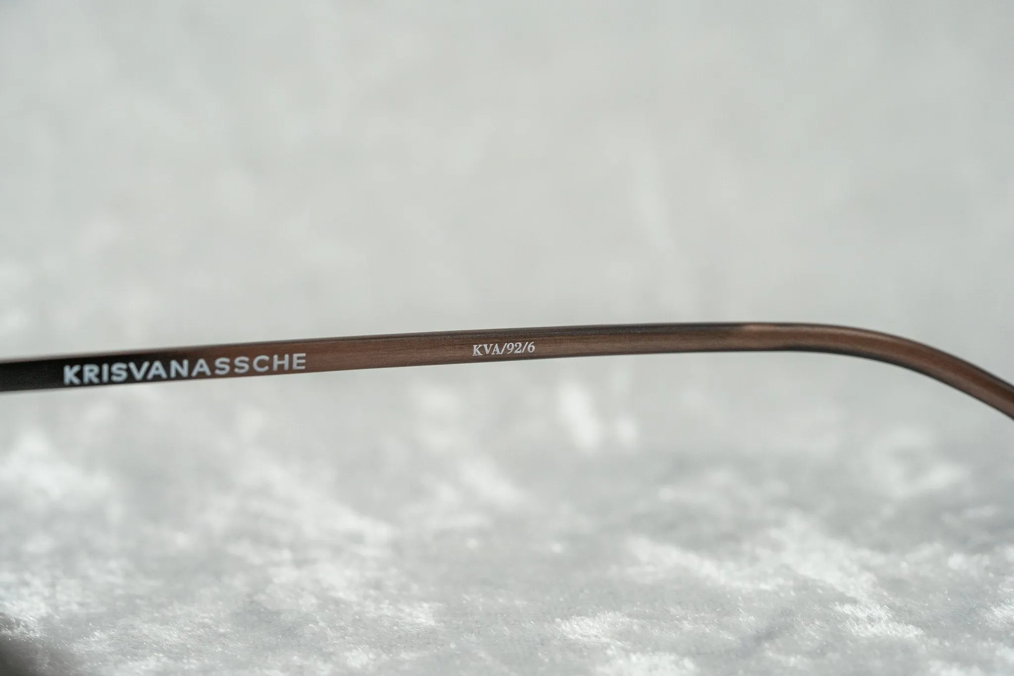 Kris Van Assche Sunglasses Rectangular Matte Bronze and Green