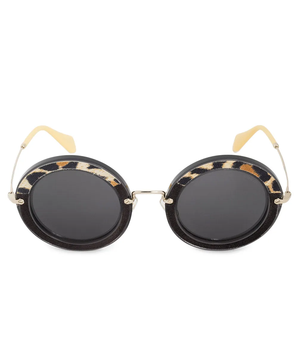 Miu Miu Round Sunglasses SMU08RS USC1A1 49