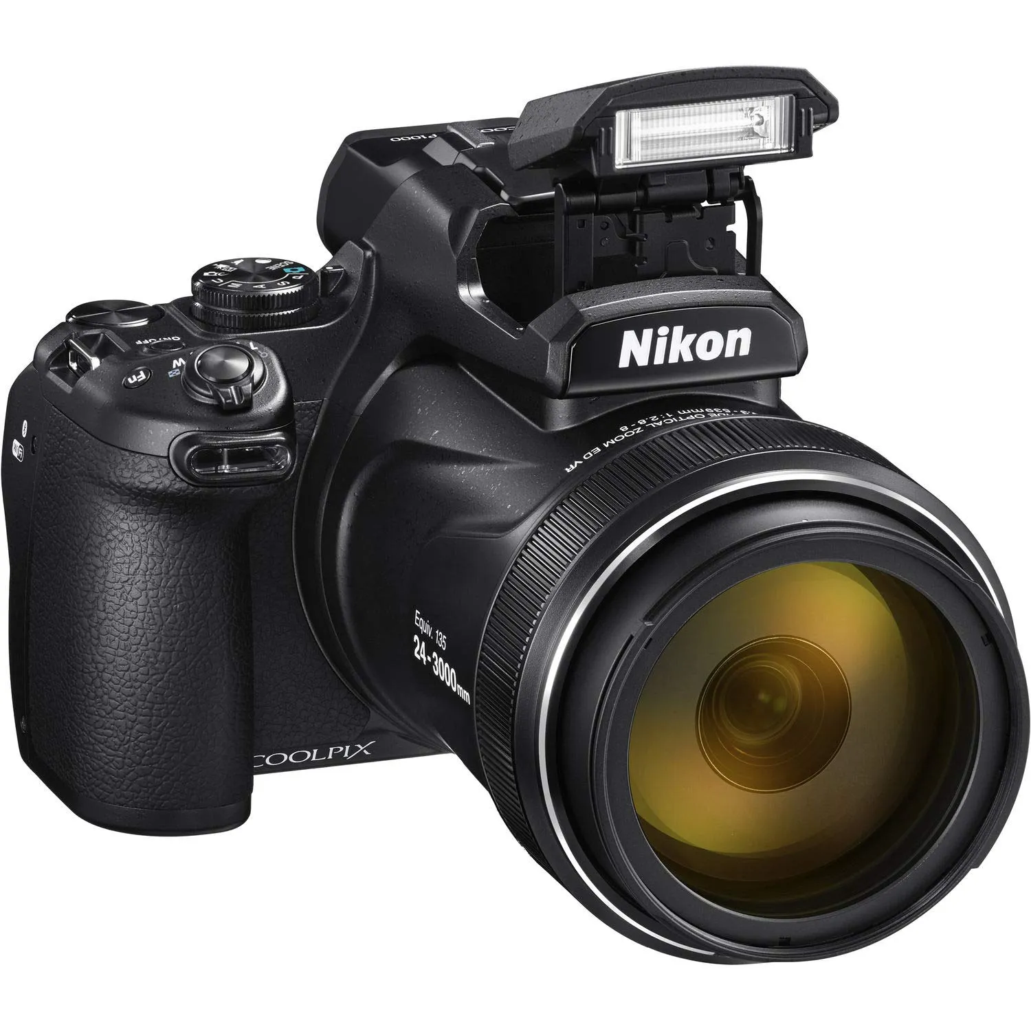 Nikon COOLPIX P1000 Digital Camera   256GB Memory Card Professional Bundle International Model